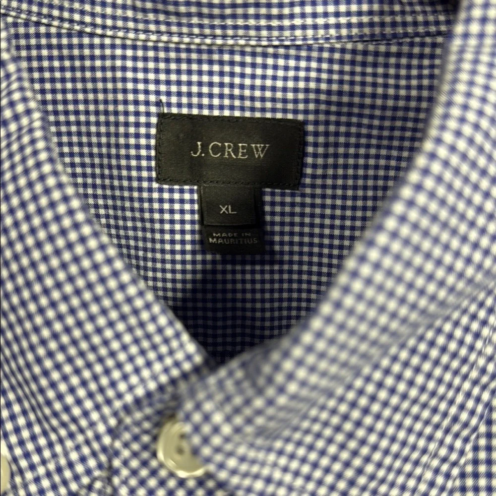 J. Crew Blue Casual Button Down Shirt
